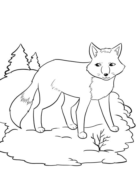 Free Printable Fox Coloring Pages For Kids