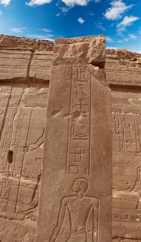 Ancient Egyptian Tombs of Nobles Stock Photo - Image of pharaonic, warm ...