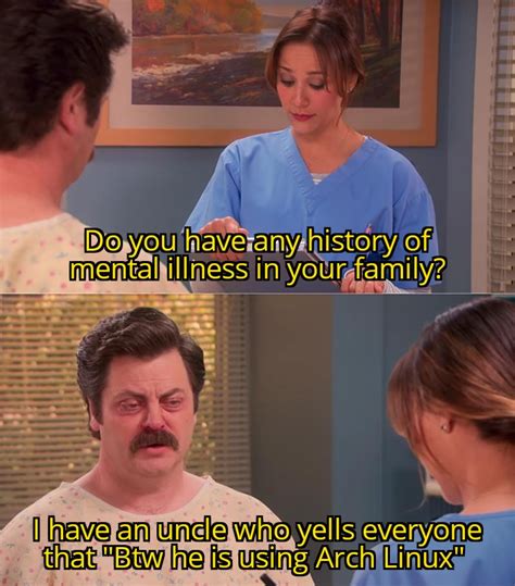 arch linux meme rlinuxmemes