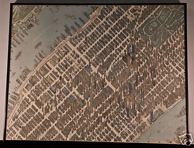 map  manhattan elevation  restaurant florent