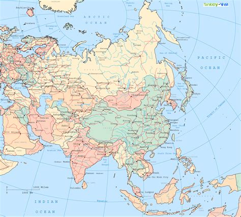 Asia Map Europe