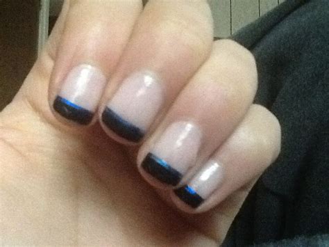 Blue black | Nail art, Nails, Blue black