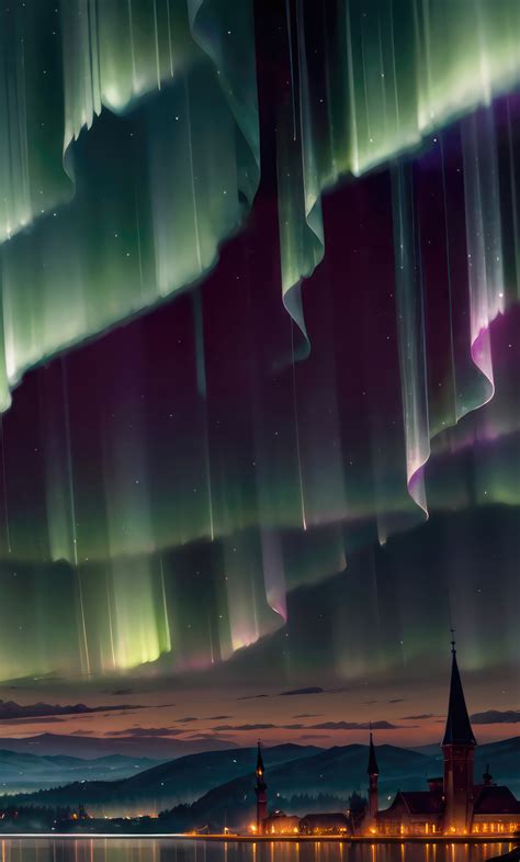 1280x2120 Aurora Stars Sky Web iPhone 6+ ,HD 4k Wallpapers,Images
