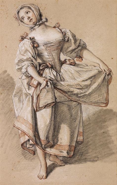 Young Country Girl Dancing Painting by Francois Boucher - Fine Art America