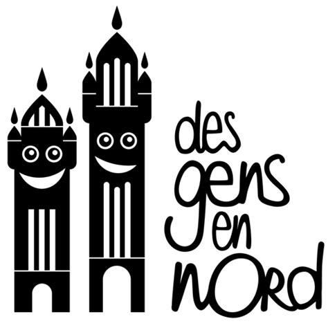 Sticker DGEN noir 2 - Des Gens En Nord