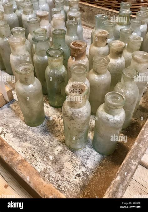 glass bottle collection stock photo alamy