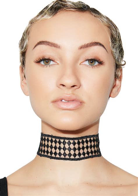 No Joke Diamond Choker – Dolls Kill