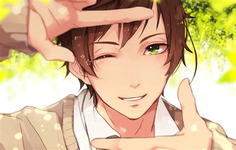 Cute Anime Boy Smile