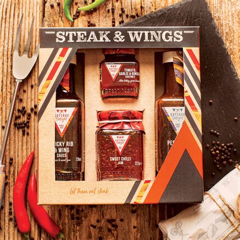 Steak & Wings Gift Pack | For Meat Lovers | Cottage Delight