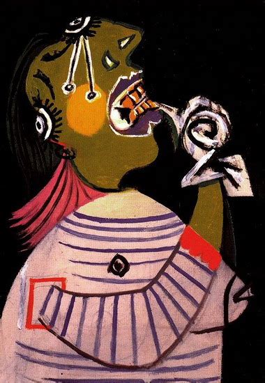 Пабло Пикассо — "Плачущая женщина 14", 1937 год