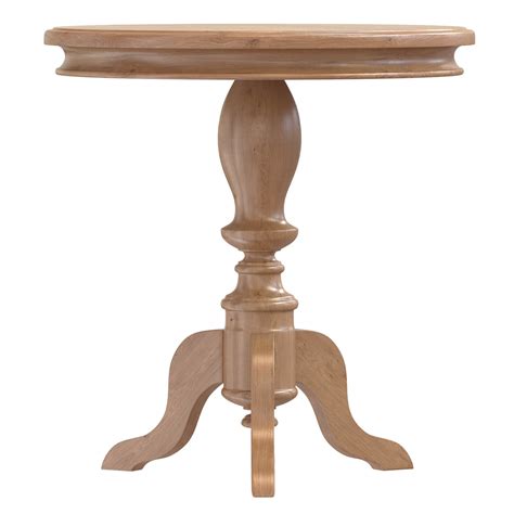 Darwin Pedestal Wooden Table - 3D Model by artpolka