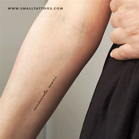 Memento Mori Temporary Tattoo (Set of 3) – Small Tattoos