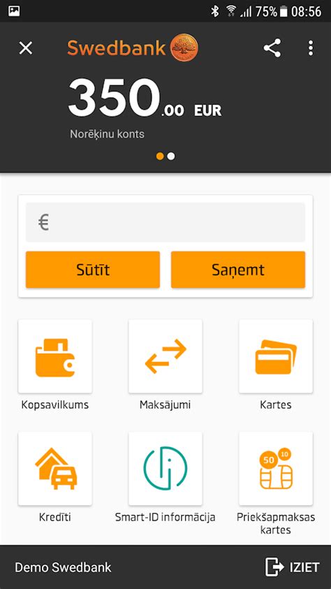 Swedbank Latvia — Android lietotnes pakalpojumā Google Play