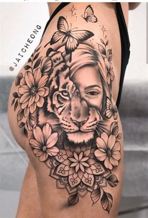 Tatuagem Quadril E Coxa - Pin de marlos em catalogo | Hip tatuagens coxa, Tatuagens femininas no ...