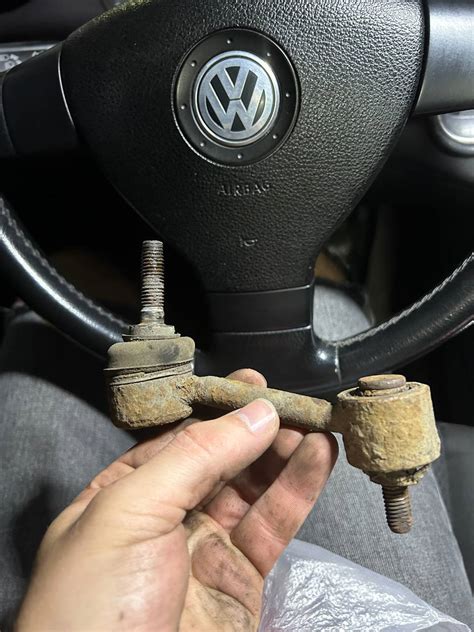 Стойки заднего стабилизатора + втулки — Volkswagen Passat B6, 1,9 л ...