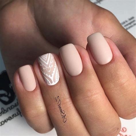 Матовый Маникюр Светлые Тона Фото — Richnail.ru