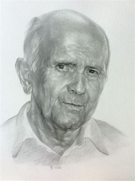 El retrato de padre de artista. | Retratos, Dibujo de retrato, Artistas