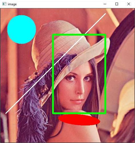 OpenCV Python - Draw Shapes and Text