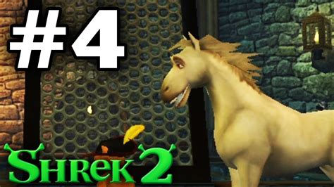 Прохождение Шрек 2 The Game - Часть 4 - Белогривый осел. - YouTube