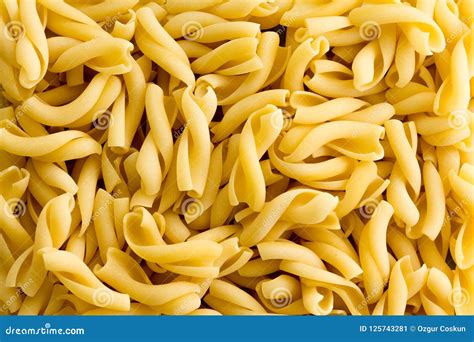 Twinned Spiral Gemelli Pasta from Puglia Stock Image - Image of macro ...