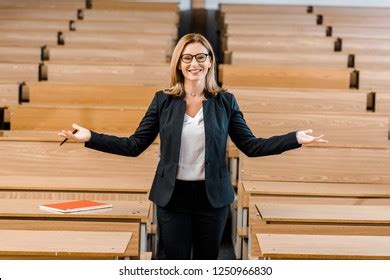 Female University Professor Formal Wear Holding Stock Photo 1250966839 ...