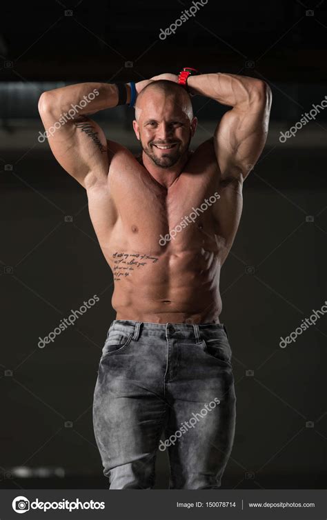 Healthy Man With Six Pack Stock Photo by ©ibrak 150078714