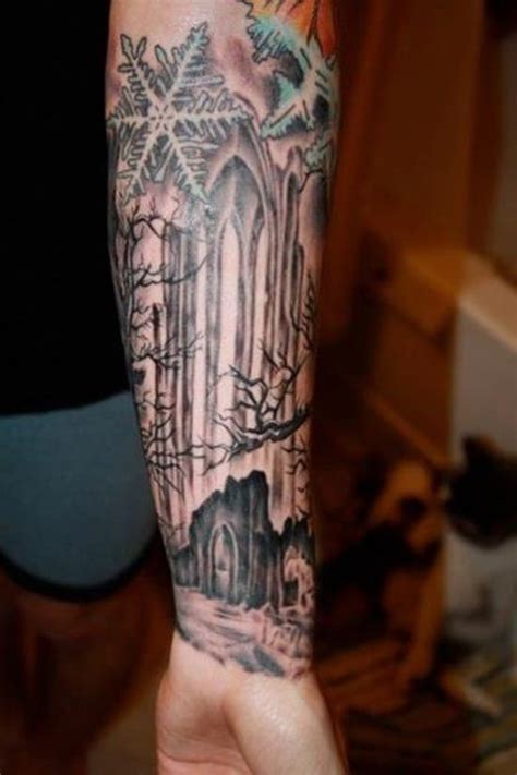 25 Amazing Graveyard And Cemetery Tattoos