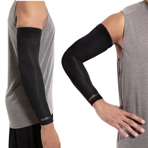 buy copper compression arm sleeve copper infused full arm brace
