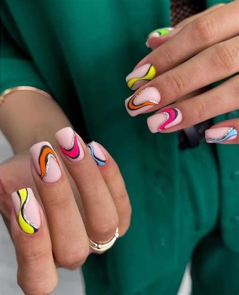 Пин от пользователя keren на доске Nail art | Радужные ногти ...