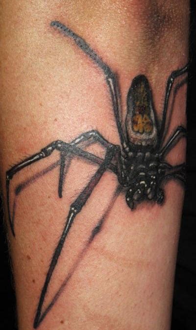 Realistic scary spider tattoo - Tattooimages.biz