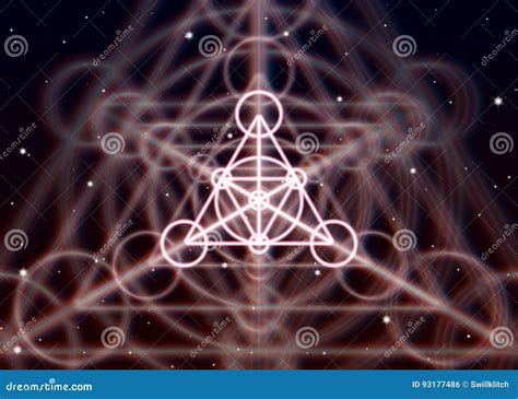 magic triangle abstract background  highlights royalty  stock