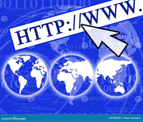 Internet visualization stock illustration. Illustration of electronic ...