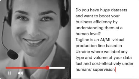 audio conversion tagline data labeling service