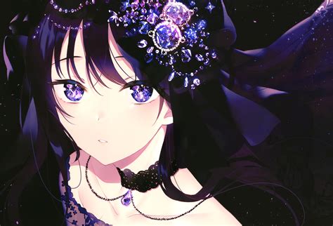 Purple Anime Girl Wallpapers - Top Free Purple Anime Girl Backgrounds ...