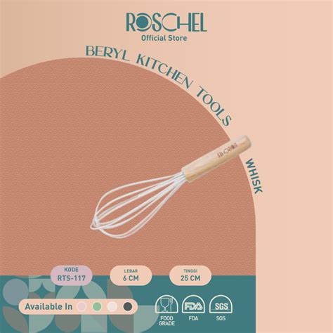 Jual Roschel Beryl Kitchen Tools Peralatan Masak Spatula Sutil Sodet ...