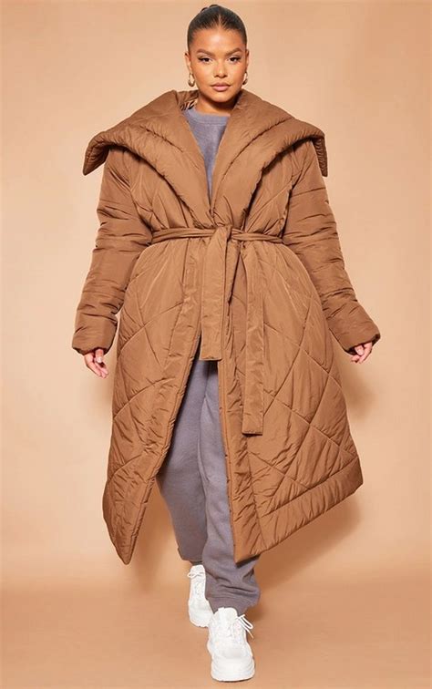Верхняя одежда для полных девушек английского бренда PrettyLittleThing ...