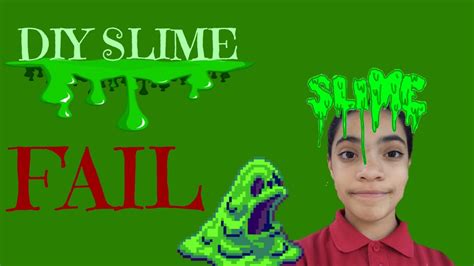 DIY SLIME FAIL!!!!! - YouTube