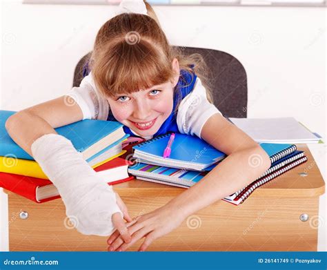 Child With Broken Arm. Royalty Free Stock Images - Image: 26141749