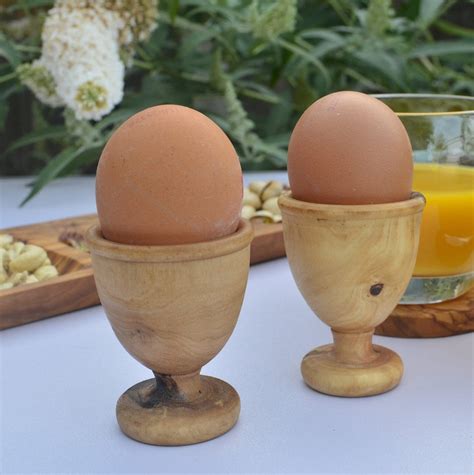 olive wooden egg cup egg holder kitchen egg stand boiled egg cup