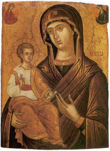 Одигитрия ЕЛЕУСА 17 в. serbian-church.net | Православная икона ...