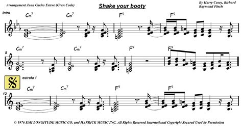 Shake Your Booty - Partituras Gran Coda