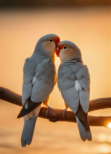 Capturing Love Birds. Heartwarming Photos of Affectionate Avian Couples