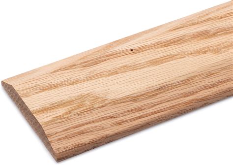 Pre-Drilled Easy Installation 3 1/2" Wide x 5/8" High Unfinished Red