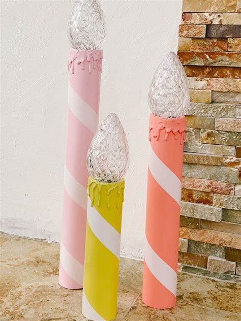 large outdoor christmas candles  edna mondragon blog