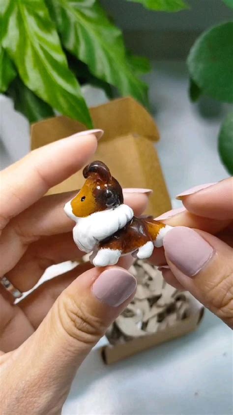 Packing order | dog portrait | Clay sculpture| polymerclay dog ...