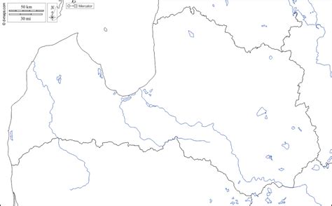 Latvia, d-maps.com: free map, free blank map, free outline map, free ...
