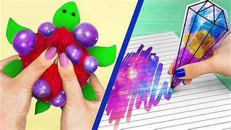 Антистресс канцелярия – 10 идей / Игрушки антистресс - YouTube