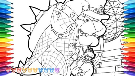 Inspirational Princess Peach and Mario Coloring Pages | Thousand of the ...