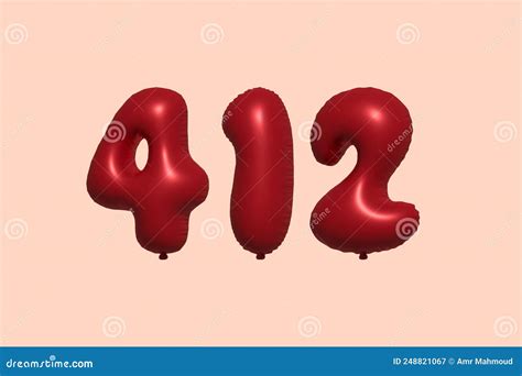 red helium balloon  number  cartoon vector cartoondealercom