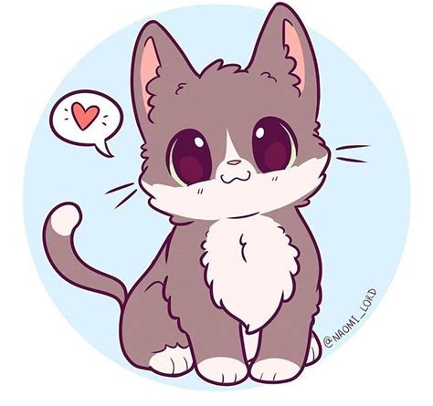 81 Anime Kawaii Chibi Cute Cat Drawing in 2020 | Kawaii cat drawing ...